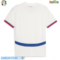 Camisa de time de futebol Sérvia Replicas 2º Equipamento Europeu 2024 Manga Curta